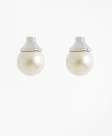Brooks Brothers Pearl Stud Earrings