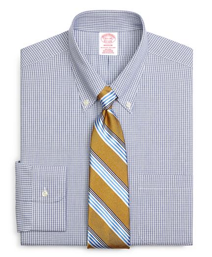 Brooks Brothers Non-iron Madison Fit Micro Check Dress Shirt