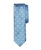 Brooks Brothers Dog Motif Slim Tie