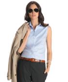 Brooks Brothers Petite Non-iron Tailored-fit Sleeveless Dress Shirt