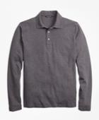 Brooks Brothers Men's Slim Fit Supima Cotton Long-sleeve Polo Shirt