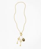 Brooks Brothers Gold-plated Key Necklace