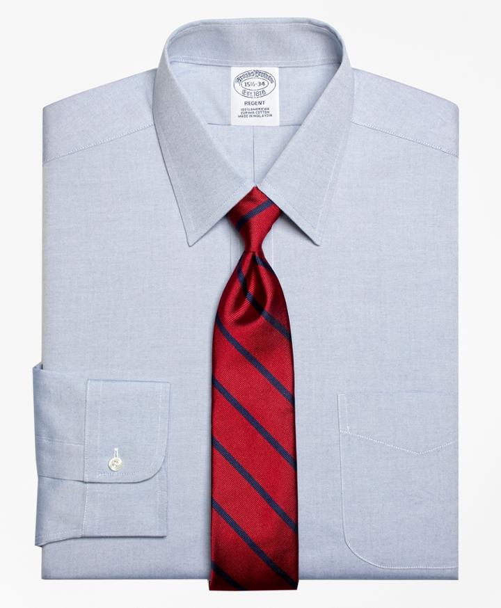 Brooks Brothers Men's Slim Fit Forward Point Collar Dress Shirt