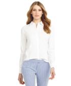 Brooks Brothers Women's Petite Non-iron Fitted French Cuff Dress Shirt