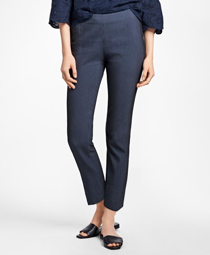 Brooks Brothers Women's Cropped Corded Cotton-blend Pants