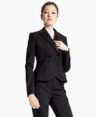 Brooks Brothers Women's Double-breasted Stretch Wool Tuxedo Jacket