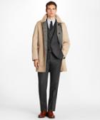 Brooks Brothers Reversible Gabardine-herringbone Twill Trench Coat