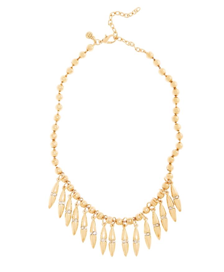 Brooks Brothers Women's Bullet Shaped Charm Drop Necklace