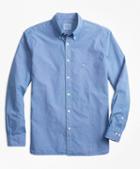 Brooks Brothers Micro-gingham End-on-end Broadcloth Sport Shirt