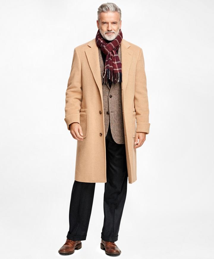 Brooks Brothers Men's Golden Fleece Single-breasted Polo Coat
