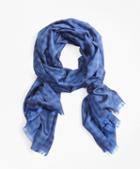 Brooks Brothers Gingham Cotton-silk Oblong Scarf