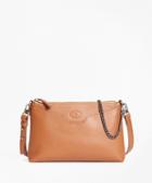 Brooks Brothers Leather Double-strap Convertible Cross-body Bag