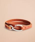 Brooks Brothers Men's Leather Wrap Bracelet