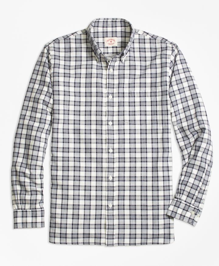 Brooks Brothers Men's Plaid Sport Shirt