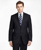Brooks Brothers Regent Fit Black Shadow Stripe 1818 Suit