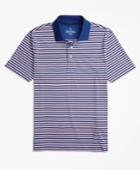 Brooks Brothers Men's Performance Series Outlined Stripe Polo Shirt