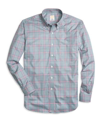 Brooks Brothers Golden Fleece Regent Fit Glen Plaid Sport Shirt