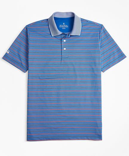 Brooks Brothers Performance Series Bold Bird's-eye Stripe Polo Shirt