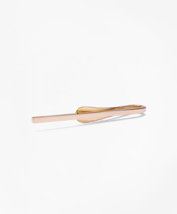 Brooks Brothers Men's Rose Gold Tie Bar