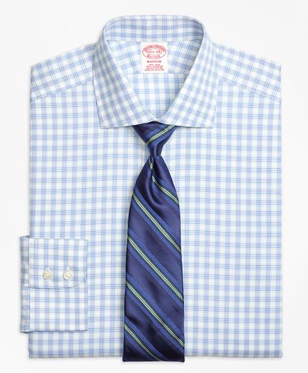 Brooks Brothers Madison Classic-fit Dress Shirt, Non-iron Hairline Framed Check