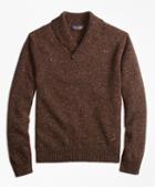 Brooks Brothers Donegal Shawl Collar Sweater