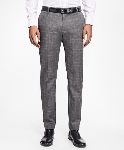Brooks Brothers Non-iron Milano Fit Windowpane Chinos