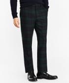 Brooks Brothers Donegal Lambswool Black Watch Tartan Trousers