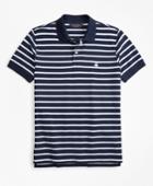 Brooks Brothers Men's Original Fit Outlined Stripe Polo Shirt