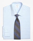 Brooks Brothers Men's Non-iron Slim Fit Tonal Glen Plaid Dress Shirt