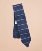 Brooks Brothers Men's Stripe Knit Silk Tie