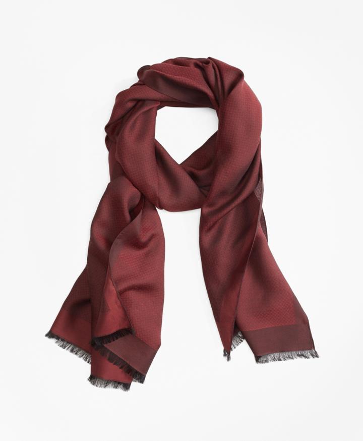Brooks Brothers Men's Jacquard Textured Scarf
