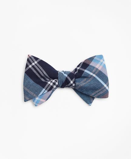 Brooks Brothers Blue Madras Bow Tie