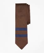 Brooks Brothers Men's Placed Double-stripe Silk Tie