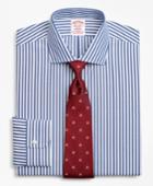 Brooks Brothers Men's Stretch Regular Fit Classic-fit Dress Shirt, Non-iron Bengal Stripe