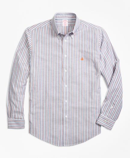 Brooks Brothers Non-iron Madison Fit Stripe Sport Shirt