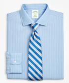 Brooks Brothers Men's Extra Slim Fit Slim-fit Dress Shirt, Non-iron Double-stripe