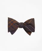 Brooks Brothers Men's Ancient Madder Plaid Print Bow Tie