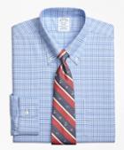 Brooks Brothers Brookscool Regent Fitted Dress Shirt, Non-iron Glen Plaid