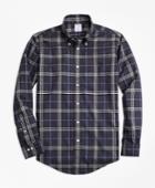 Brooks Brothers Men's Non-iron Regent Fit Brooks Bothers Signature Tartan Sport Shirt