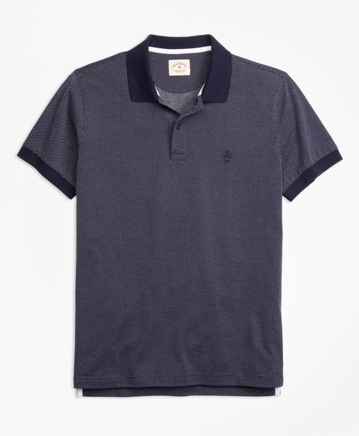 Brooks Brothers Men's Bird's-eye-knit Cotton Polo Shirt