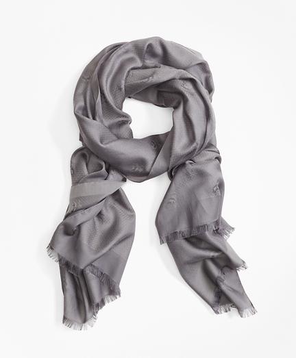 Brooks Brothers Golden Fleece Jacquard Scarf