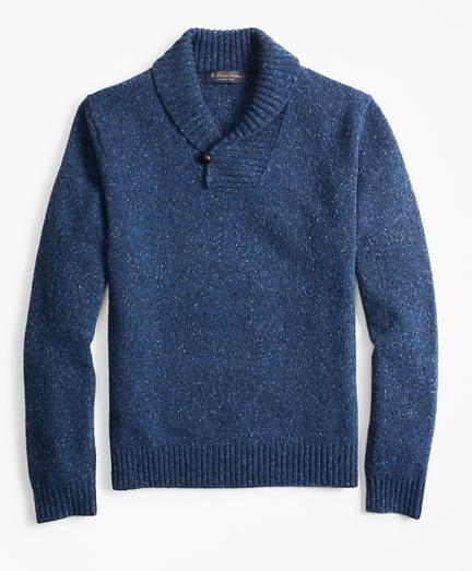 Brooks Brothers Donegal Shawl-collar Sweater
