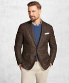 Brooks Brothers Golden Fleece Brown Textured Solid Sport Coat