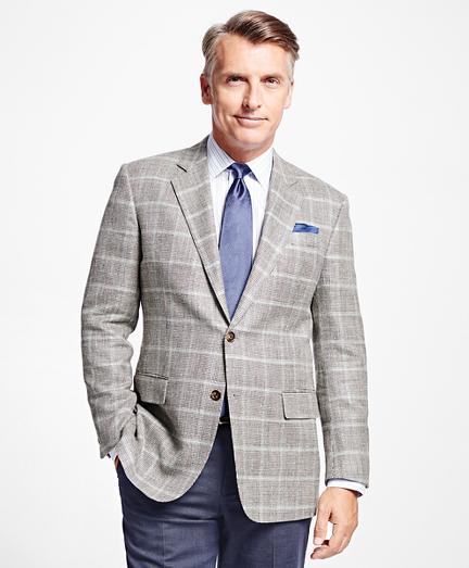 Brooks Brothers Madison Fit Tic With Multi Windowpane Sport Coat