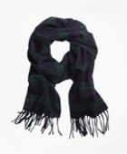 Brooks Brothers Men's Cashmere Black Watch Scarf
