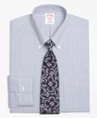 Brooks Brothers Men's Stretch Regular Fit Classic-fit Dress Shirt, Non-iron Candy Stripe