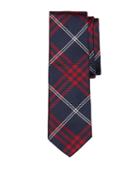 Brooks Brothers Red And Navy Plaid Tie