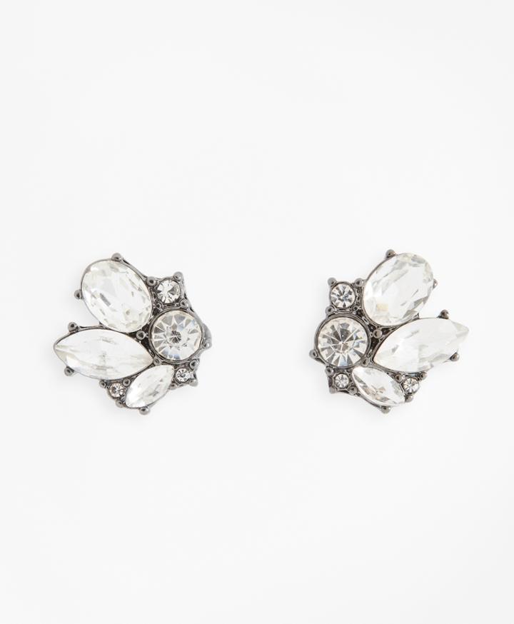 Brooks Brothers Women's Rhinestone Stud Earrings
