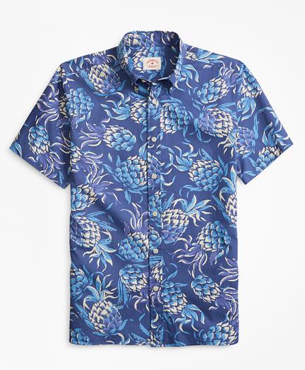 Brooks Brothers Pineapple-print Short-sleeve Sport Shirt