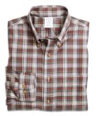 Brooks Brothers Non-iron Slim Fit Plaid Sport Shirt